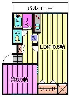 サンエイビル【3階】の間取り