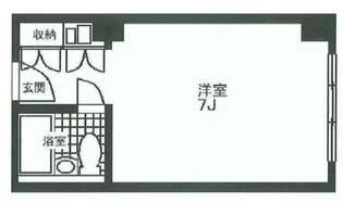 六本木ユニハウス【4階】の間取り