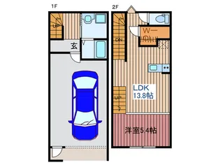 宮城県富谷市あけの平2【一戸建】の間取り