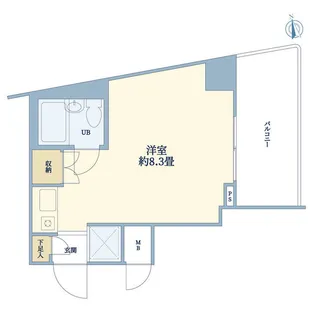 パーク・ノヴァ綱島【8階】の間取り