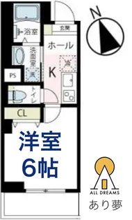 A R横浜【4階】の間取り