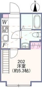 アザーレ・クオン日吉【2階】の間取り