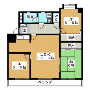 エトワール日進I【2階】の間取り