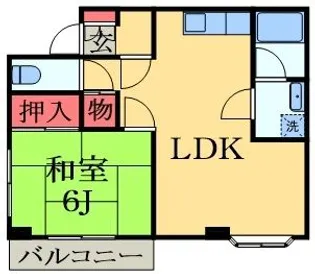 メゾンさくら【1階】の間取り