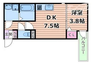メゾンCOCO垂水【2階】の間取り