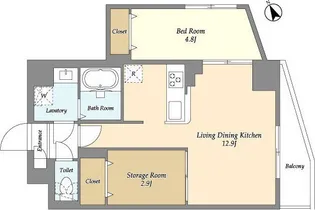 アルファコート曳舟2【6階】の間取り