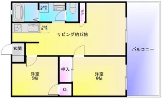 今辻ハイツ【1階】の間取り