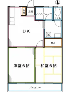 ハイムS.T.Y【1階】の間取り