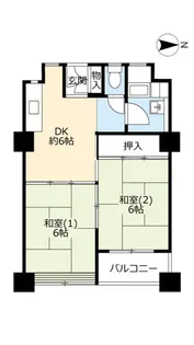 UR松ノ木町【4階】の間取り