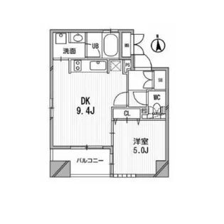 クリオ三田ラ・モード【7階】の間取り