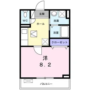 ハーベストI【2階】の間取り