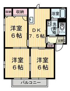 ラフォーレ・みなみ【1階】の間取り