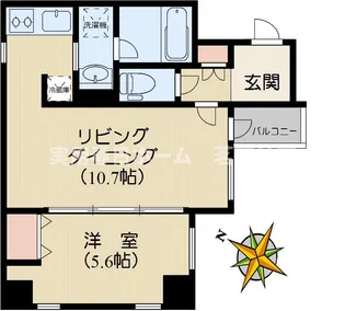 レジディア文京千石【4階】の間取り