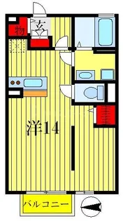 リーテリア南水元【1階】の間取り