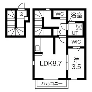 ララ・ポート【2階】の間取り