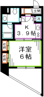 藤和シティスクエア三鷹駅前【2階】の間取り