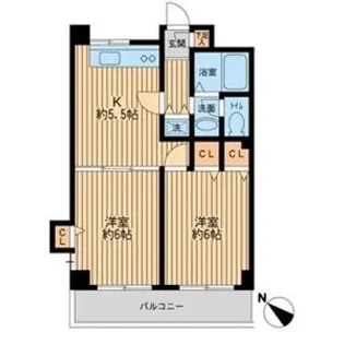 プライムアーバン新宿落合【5階】の間取り