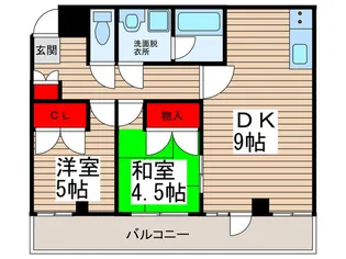 ツインヴィラ八柱II【3階】の間取り
