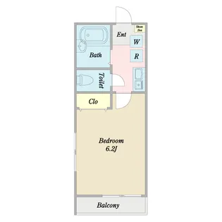 メゾンKガーデン【2階】の間取り