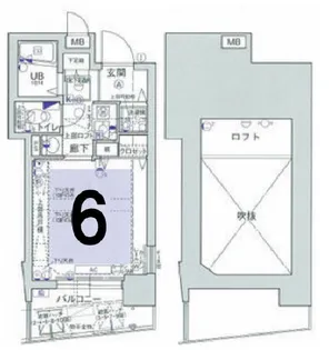 エステムコート新大阪IIIステーションプラザ【9階】の間取り