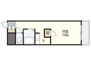 メゾン・ラ・ソワレ【3階】の間取り