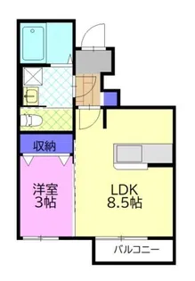 峰M1【1階】の間取り