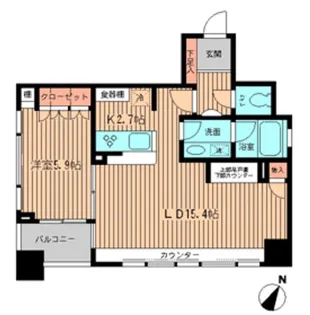 メゾンド日本橋三越前【2階】の間取り