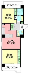 ユニバーサル南藤沢タワー【4階】の間取り