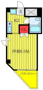 パークメゾン板橋【6階】の間取り