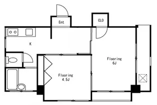 エージ・ヤマダビル【5階】の間取り