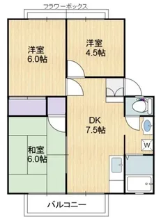 ハイツルーラル【2階】の間取り