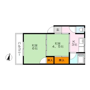 幸マンション【3階】の間取り