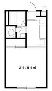 サニーフラッツ楢原【1階】の間取り