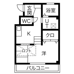 ブリッジゲート【1階】の間取り