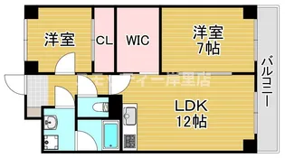 パークモダン住之江公園【6階】の間取り