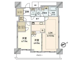 ザ・セントラルマークタワー【32階】の間取り