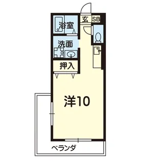 ウィング花園A棟【3階】の間取り