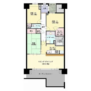 シティハウス上杉山通 504【5階】の間取り