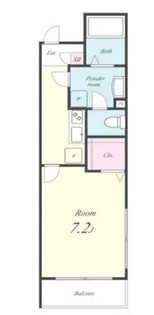グランディール門前仲町【2階】の間取り
