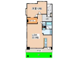 ビジュー鵠沼石上レジデンス【1階】の間取り