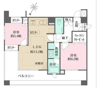 藤和高輪ホームズ【5階】の間取り