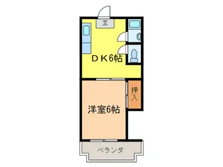 第2ホワイトマンション【2階】の間取り