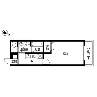 シャルマン エスパース【2階】の間取り