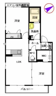 シャーメゾン・ヴィブレ2番館 B棟【3階】の間取り