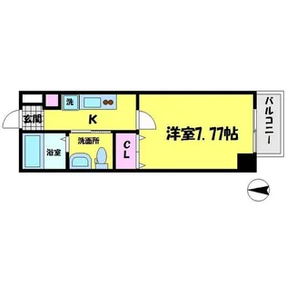 ウインズコート城東中央【5階】の間取り