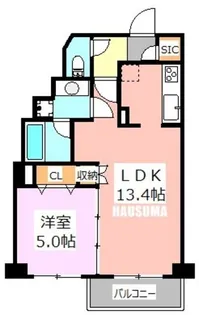 ベルメゾン文京白山【2階】の間取り