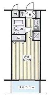 アクシルコート桜台【10階】の間取り