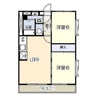 第2ナカムラハイツ【2階】の間取り