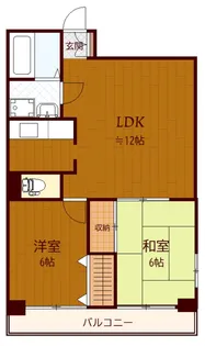 プロスペリアつくば【1階】の間取り