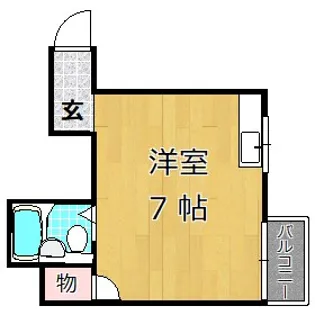 コーエイ中宮【3階】の間取り